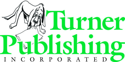 Turner Publishing LOGO Full Color Transparent Dog with green lettering