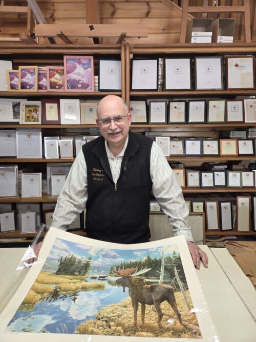 Community Connections | Maine Artist Ronal Parlin’s Prints Gifted to the Alliance | High Peaks Alliance